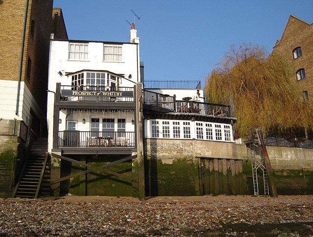 An exterior image of historic London pub Prospect of Whitby