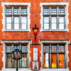 An image of the Chiltern Fire House red brick facade